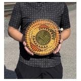 Hopi Native American Indian Basket Tray Third Mesa