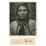 Titter Bear Child Blackfoot Indian Montana Photo