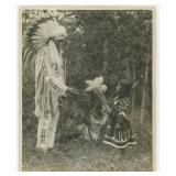 Little Bear Flower Montana Blackfoot Indian Photo