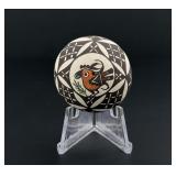 Diane Lewis Garcia Acoma Pueblo Parrot Seed Pot