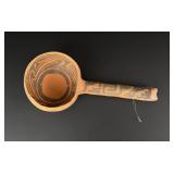 Ancient Anasazi Homolovi Black on Red Ladle