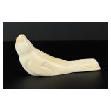 Alaskan Inuit Eskimo Carved Ivory Seal
