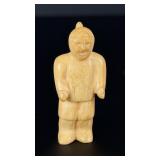 Alaskan Inuit Eskimo Carved Ivory Man