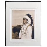 Chief George Kicking Woman Blackfoot Indian Photo