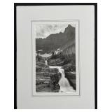 Iceberg Creek Falls Glacier Park Montana Photo