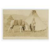 Victor Vanderburg Montana Flathead Indian Postcard