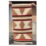 Navajo Indian Saddle Blanket Gallup Throw Rug