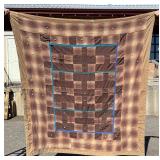 Antique Folk Art Patchwork Quilt