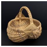 Rose Ann Cowger Folk Art Basket