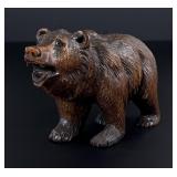 Black Forest Carved Wood Bear