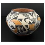 Historic Acoma Pueblo Olla Water Pot Jar