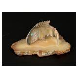 Joseph Zunie Zuni Carved Fish Fetish