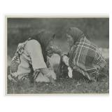 Lighting Up Montana Blackfoot Indian Photo
