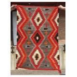 Navajo Late 19th Century Serrated Pattern Rug