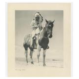 Running Crane Montana Blackfoot Indian Photo