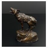 Bob Scriver Montana Howling Coyote Bronze
