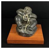 Noah Tuki Inuit Soapstone Carving