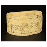 Alaskan Inuit Eskimo Ivory Napkin Ring