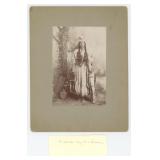 Nez Perce Indian Margaret Davis Cabinet Photo