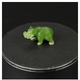 Alaskan Inuit Eskimo Carved Jade Bear