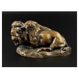 Daro Flood Reclining Buffalo Bronze