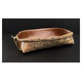 Alaskan Inuit Birch Bark Basket