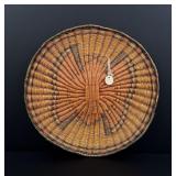Hopi Native American Indian Basket Tray Third Mesa