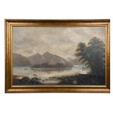 Scottish Castle Landscape Painting