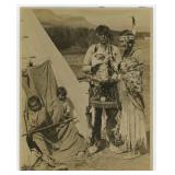 Wolf Robe Montana Blackfoot Indian Photo
