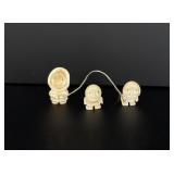 Robert Kuptana Alaskan Inuit Rope Skipping Carving