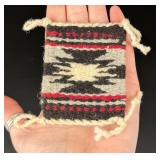 Miniature Navajo Indian Sampler Rug