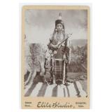 Nez Perce Indian Child Idaho Cabinet Photo
