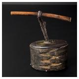 Chukchi Inuit Eskimo Birch Bark Snuff Box