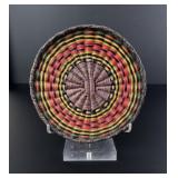 Hopi Native American Indian Basket Tray Third Mesa