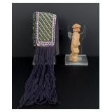 Arikara Native American Indian Beaded Doll Carrier