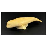 Alaskan Inuit Eskimo Ivory Beluga Whale