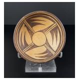 Hopi Polychrome Geometric Pottery Bowl