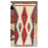 Navajo Indian Saddle Blanket Gallup Throw Rug