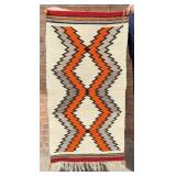 Navajo Indian Saddle Blanket Gallup Throw Rug