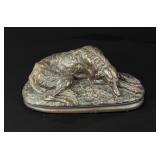 Joseph Raymond Paul Gayrard Deerhound Bronze