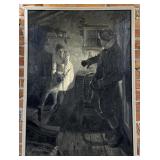 Stockton Mulford Law of the Trap Line Painting