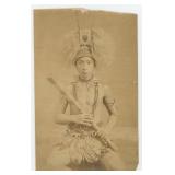 South Pacific Samoan Chief Warrior Photo