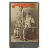 Frank Bennett Fiske Crow Indian Cabinet Photo