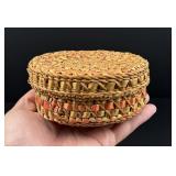 Chehalis Native American Indian Lidded Basket