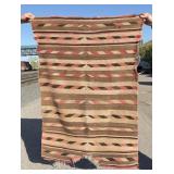 Transitional Banded Navajo Indian Blanket