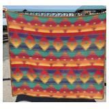 Antique Pendleton Indian Wool Blanket