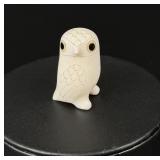 Don Ungott Alaskan Inuit Eskimo Carved Ivory Owl