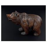 Black Forest Carved Wood Bear