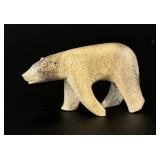 Alaskan Inuit Eskimo Carved Polar Bear