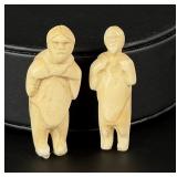 Madeleine Isserkut Kringayak Inuit Carved Family